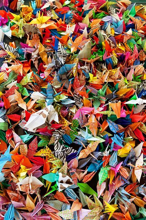 Origami Cranes | Origami love, Origami crane, 1000 paper cranes