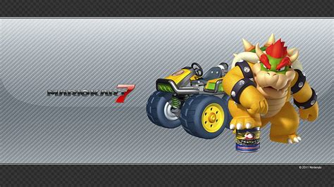 HD wallpaper: Bowser, Mario Kart, Mario Kart 7, Nintendo | Wallpaper Flare