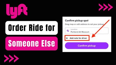 How to Order Lyft Ride for Someone Else ! - YouTube