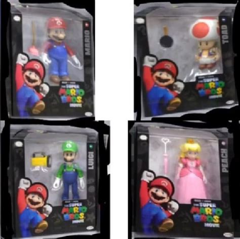 First look at Wave 1 of The Super Mario Bros. Movie 5" Figures from ...