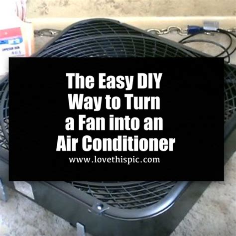 The Easy DIY Way to Turn a Fan into an Air Conditioner