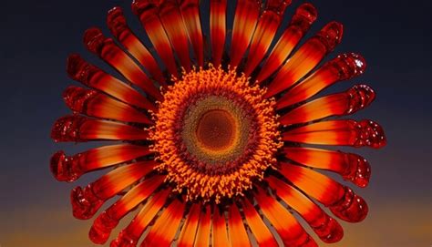 Premium AI Image | Vibrant yellow sunflower close up of petal and flower head generated by ...