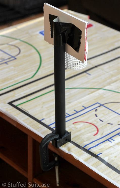 DIY Tabletop Basketball Game - Fun Basketball Party Ideas