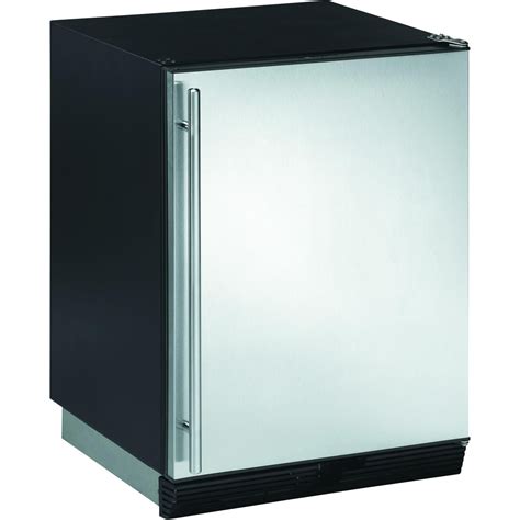 U-Line 4.2 Cu. Ft. Compact Refrigerator / Ice Maker With Right Hinge - Stainless Steel - CO1175S ...