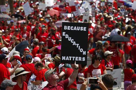 Teachers cite reasons for 'Red for Ed' movement | Morrison Institute for Public Policy