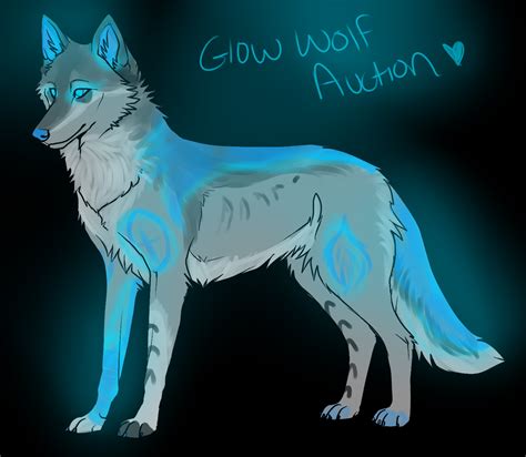 Glow Wolf Auction by DeisalWolf87 on DeviantArt