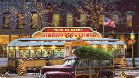 1950s Diner Background