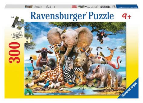 Favourite Wild Animals Jigsaw Puzzle 300 pieces - Little Advent Boxes