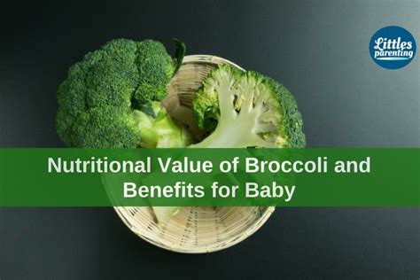 Magical Benefits Of Broccoli And Its Nutritional Value To Your Baby ...