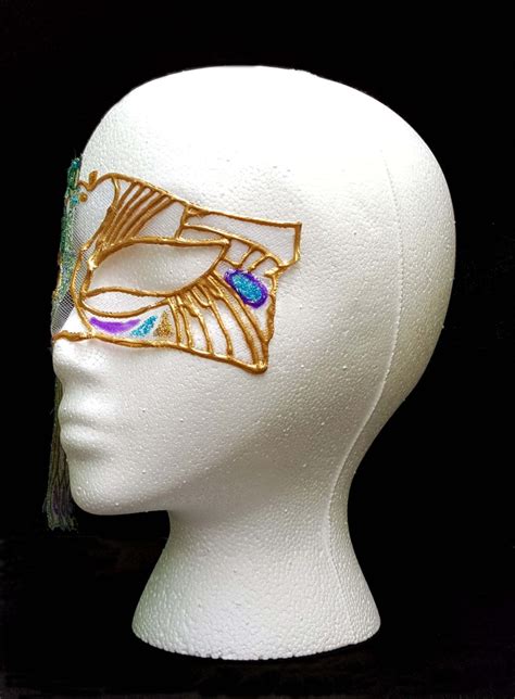 Peacock Mask - Etsy