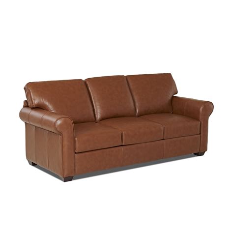 Wayfair Custom Upholstery Rachel Leather Sleeper Sofa & Reviews | Wayfair