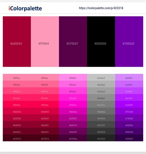 38 Purple Color Schemes | Curated collection of Color Palettes