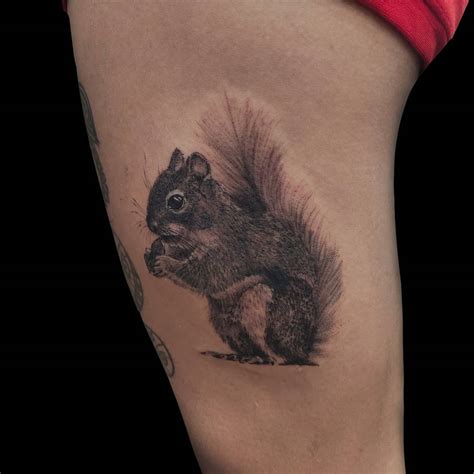 Squirrel Tattoo Ideas Reflecting Curiosity, Agility, and Nature