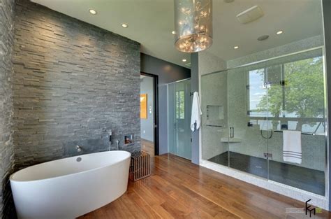 21+ Modern Stone Wall Bathroom Designs, Decorating Ideas | Design Trends - Premium PSD, Vector ...