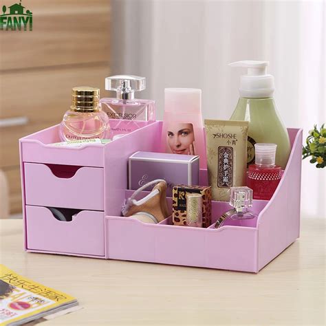 FANYI Creative Korean Waterproof Dressing Table Drawer Plastic Dusting Storage Boxes Household ...