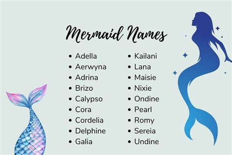 Enchanting Mermaid Names For Girls: A Guide To Finding The Perfect Name