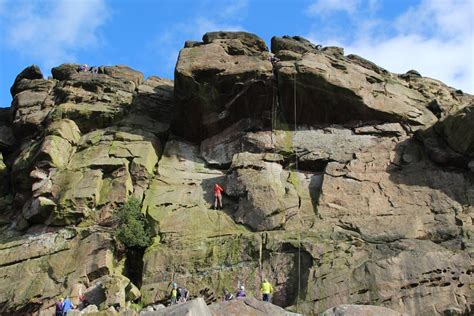 Rock climbing, The Roaches - Beautiful England Photos