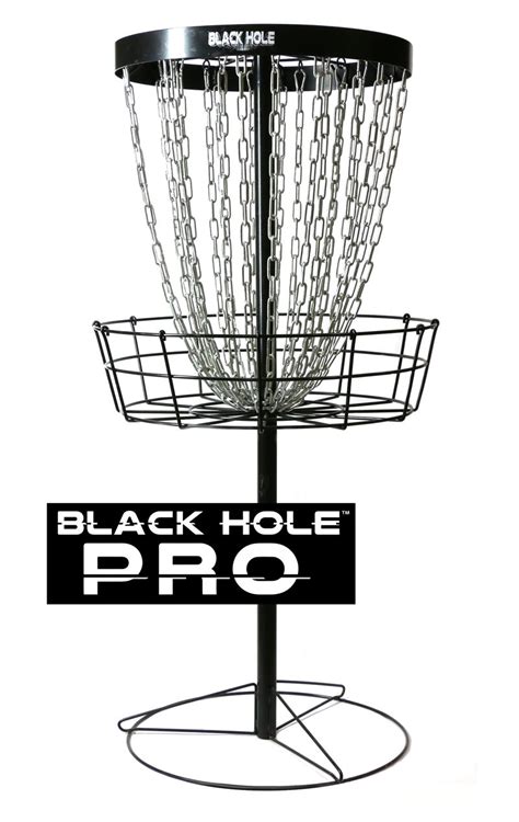 MVP Black Hole Pro 24 Chain Portable Disc Golf Basket Target