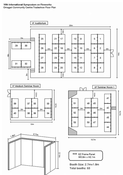 Trade Show Floor Plan | International Symposium on Fireworks