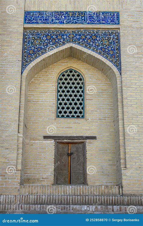 Architecture of Bukhara editorial image. Image of ornament - 252858870