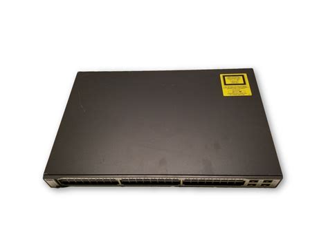 Cisco Catalyst 48-Port PoE Rack Mountable Network Switch WS-C3750-48PS ...