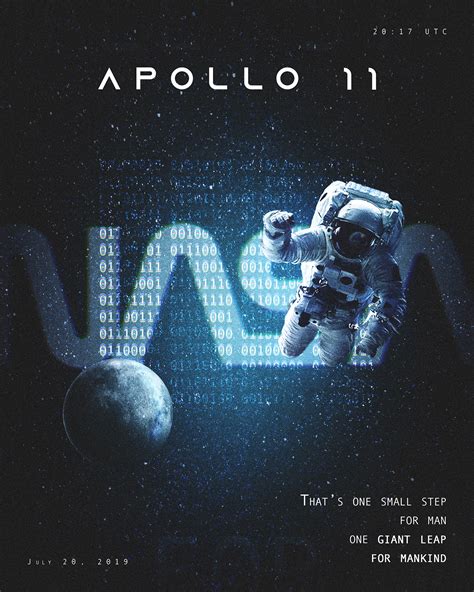 Apollo 11 Retro Movie Poster on Behance