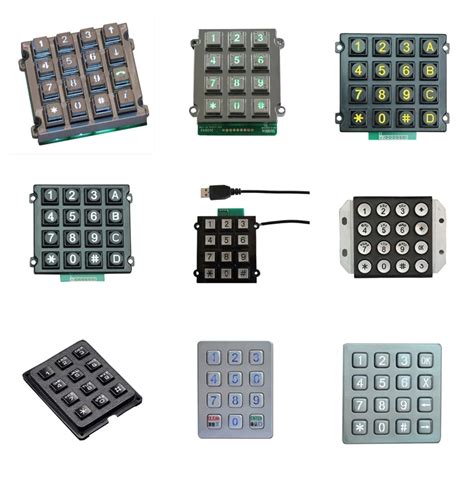 Access Control System Keypad 16 Keys Numeric Metal Keypad Inox Keyboard - Buy Fingerprint And ...