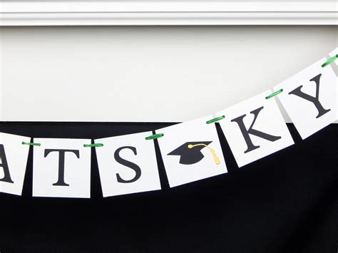 Congrats Grad Banner With Personalize Name - Graduation Party Supplies ...