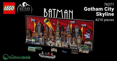 LEGO Batman 76271 Gotham City Skyline Announcement Cover - The Brothers Brick | The Brothers Brick