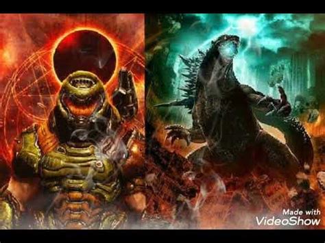 custom themes: doom slayer vs Godzilla - YouTube