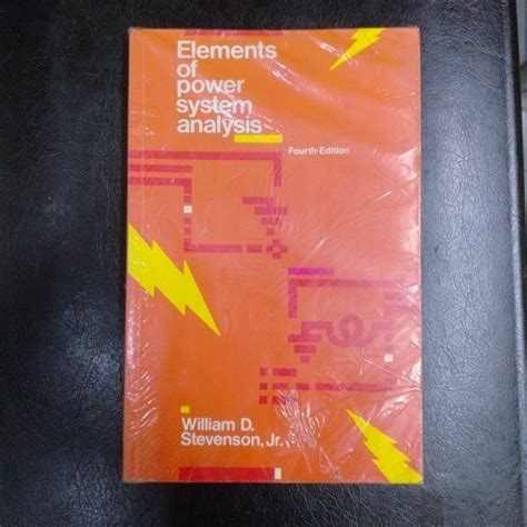 Electrical Book: Elements of Power System Analysis, Hobbies & Toys ...