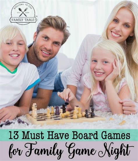 13 Must Have Board Games for Family Game Night - Welcome to the Family ...