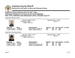 Cochise County Mugshots Pdf - Fill Online, Printable, Fillable, Blank | pdfFiller