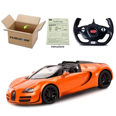 Rastar Bugatti RC Car 1:14 Veyron Grand Sport Vitesse Remote Control ...