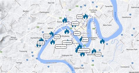 Aboriginal Map Of Brisbane