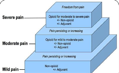 Pharmacological management of pain. Adapted from the World Health ...