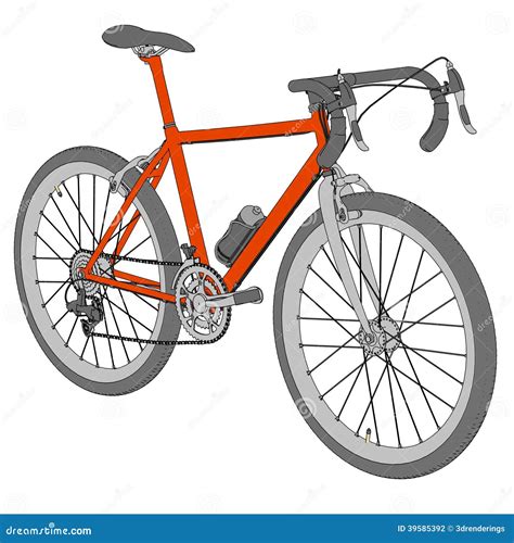 Image of racing bike stock illustration. Illustration of race - 39585392