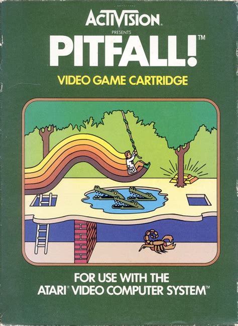 Pitfall! (1982) Atari 2600 box cover art - MobyGames