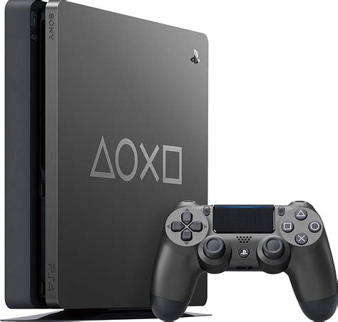 SONY PlayStation 4 (PS4) Slim 1TB (Days of Play Limited Edition Steel ...