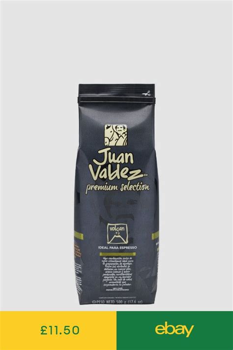 Juan Valdez® Premium Volcán Whole Bean Coffee, 500g Pack | eBay | Coffee, Beans, Coffee beans