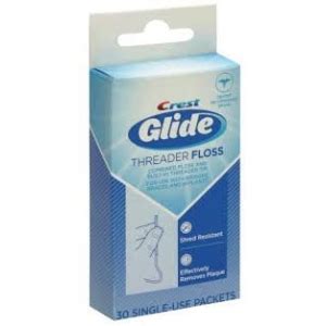 Glide Threader Floss Single-Use Packets 30 ct