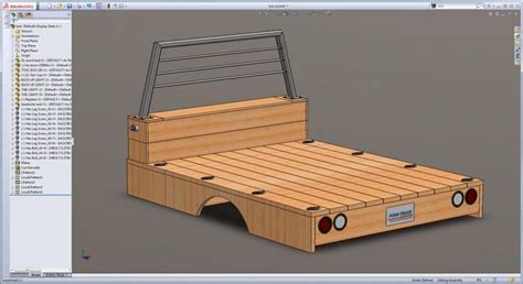 Wooden flatbed build info, page 25 shows what it looks like afterwards ...