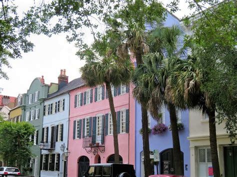 Charleston, South Carolina, May 4, 2017, Southern Style Homes in the Historic District of ...