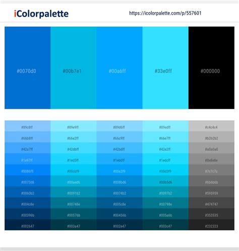 290+ Latest Color Schemes with Science Blue Color tone combinations | 2023 | iColorpalette