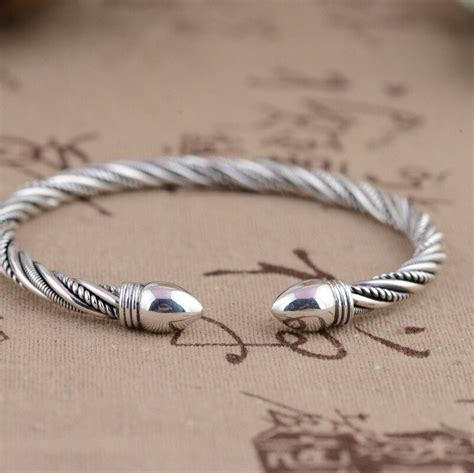 Silver Bracelet 990 - rope | FULL-SILVER