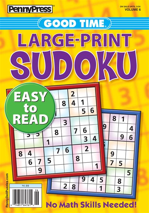 Good Time Large-Print Sudoku - Penny Dell Puzzles