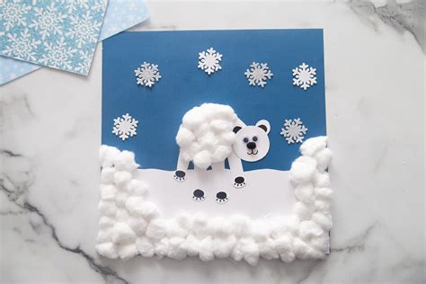 Polar Bear Handprint - The Best Ideas for Kids