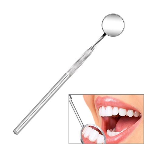 Stainless Steel Dental Mirror 1 Piece Dentist Mirror Dental Mouth Mirror Dentistry Instruments ...