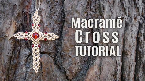 MACRAMÉ CROSS TUTORIAL - YouTube