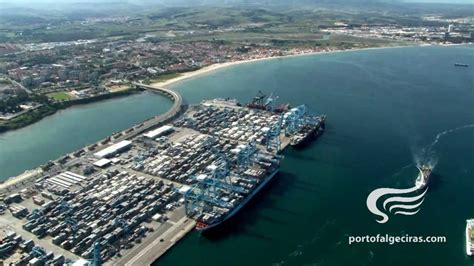 FLYING OVER THE PORT OF ALGECIRAS BAY - YouTube